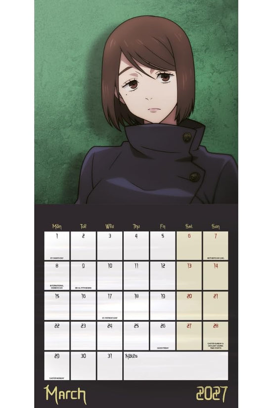 Jujutsu Kaisen Square Calendar 2027