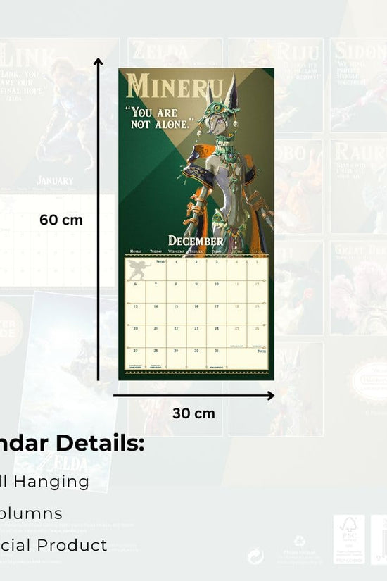 The Legend Of Zelda Square Calendar 2027