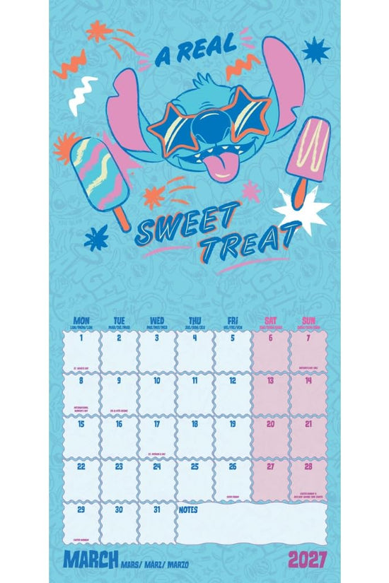 Lilo & Stitch Square Calendar 2027