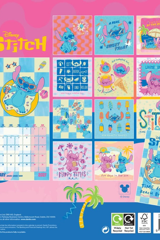 Lilo & Stitch Square Calendar 2027