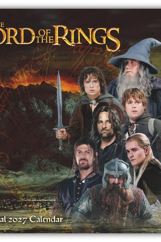 The Lord Of The Rings Square Calendar 2027