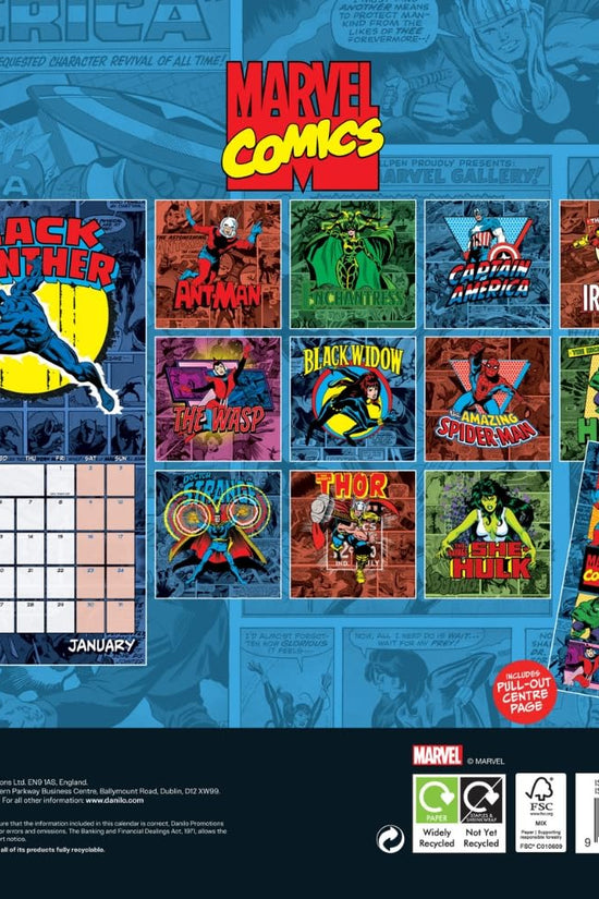Marvel Comics Square Calendar 2027