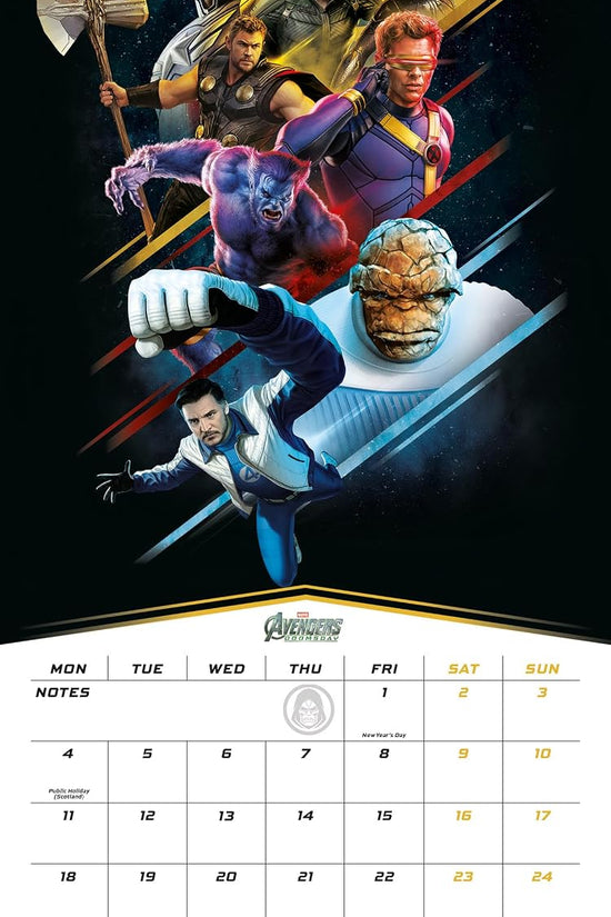 Marvel Doomsday Square Calendar 2027