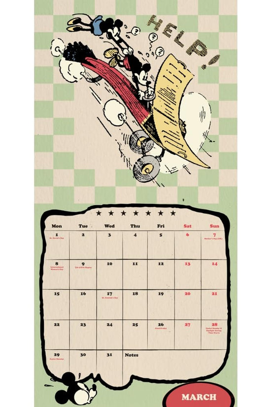 Mickey Mouse Square Calendar 2027