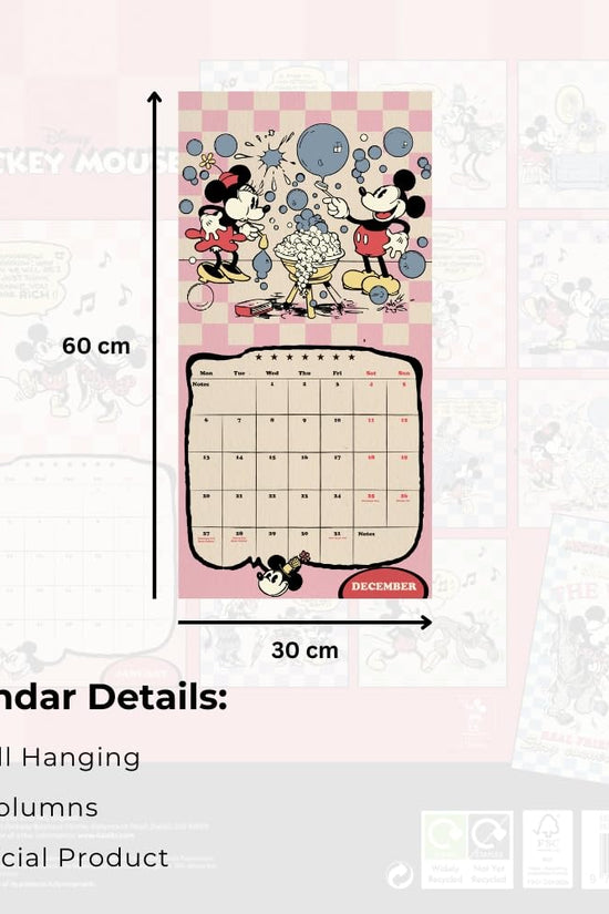 Mickey Mouse Square Calendar 2027