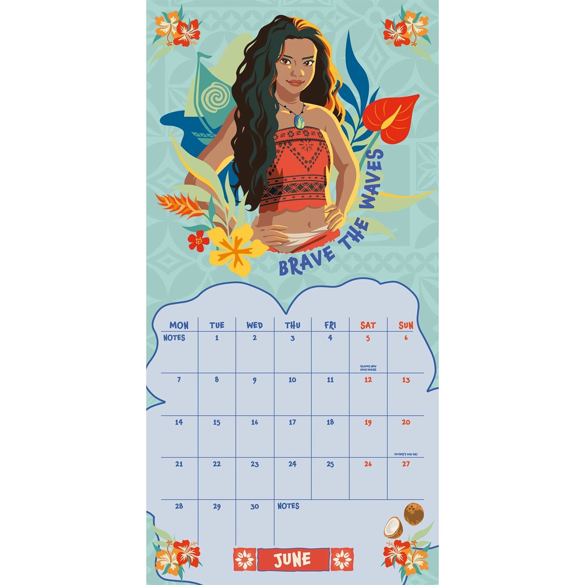 Moana Square Calendar 2027
