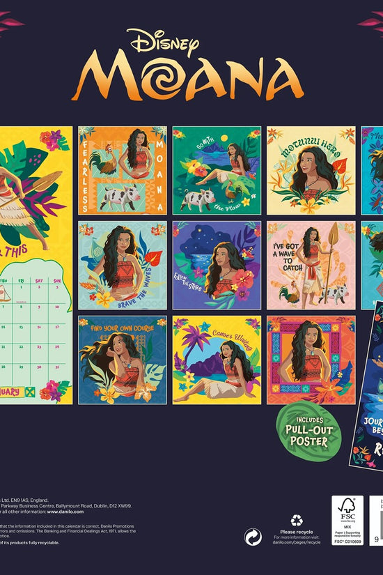 Moana Square Calendar 2027