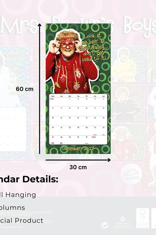 Mrs Browns Boys Square Calendar 2027