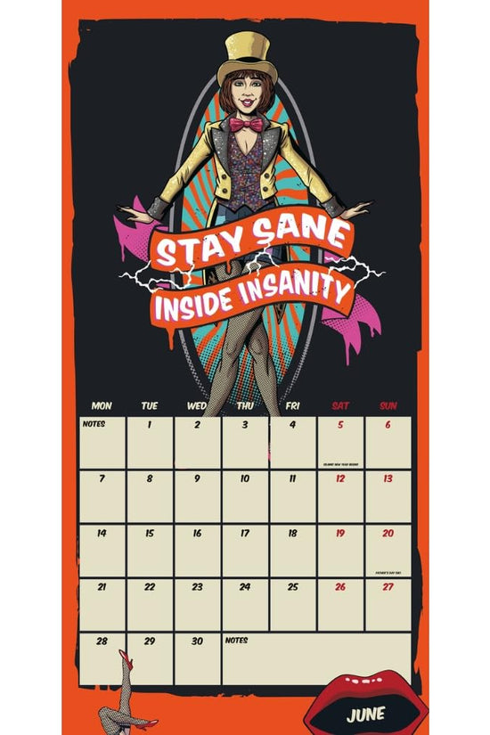 Rocky Horror Show Square Calendar 2027