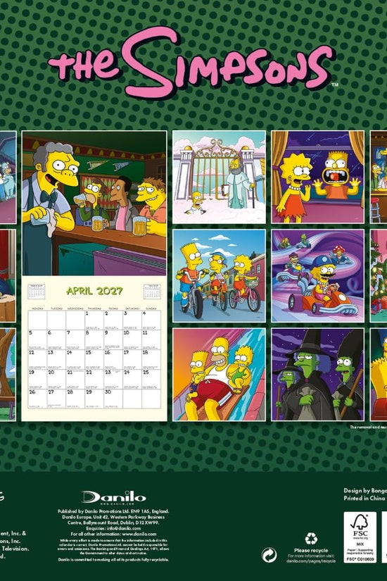 The Simpsons Square Calendar 2027