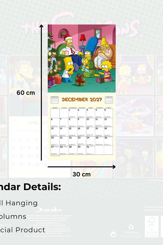 The Simpsons Square Calendar 2027