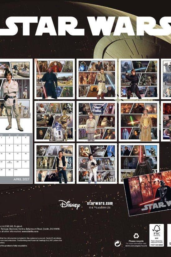 Star Wars Square Calendar 2027