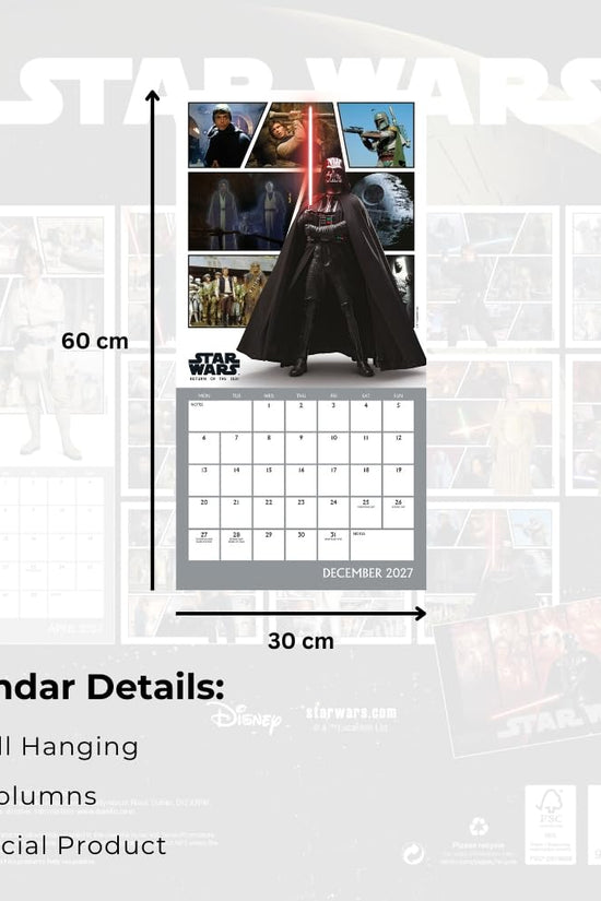 Star Wars Square Calendar 2027