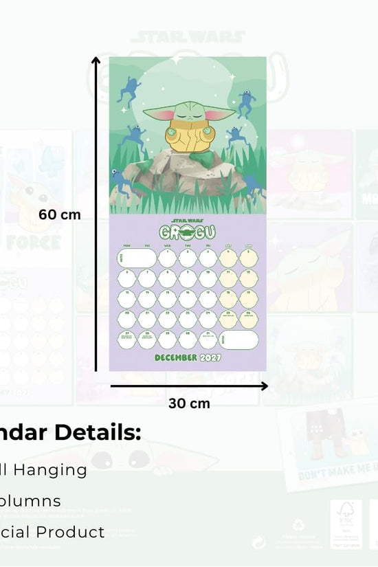 Star Wars: The Mandalorian Grogu Square Calendar 2027