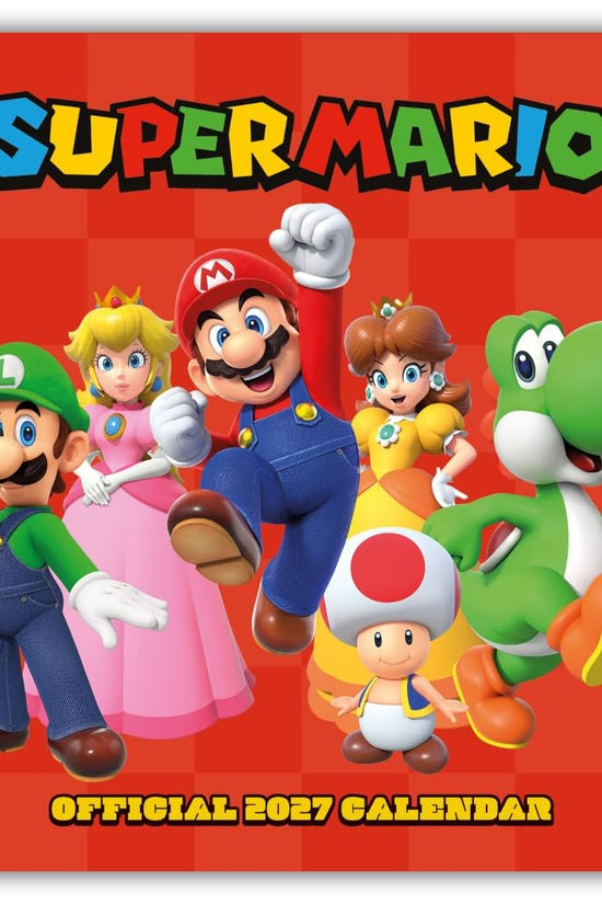 Super Mario Square Calendar 2027