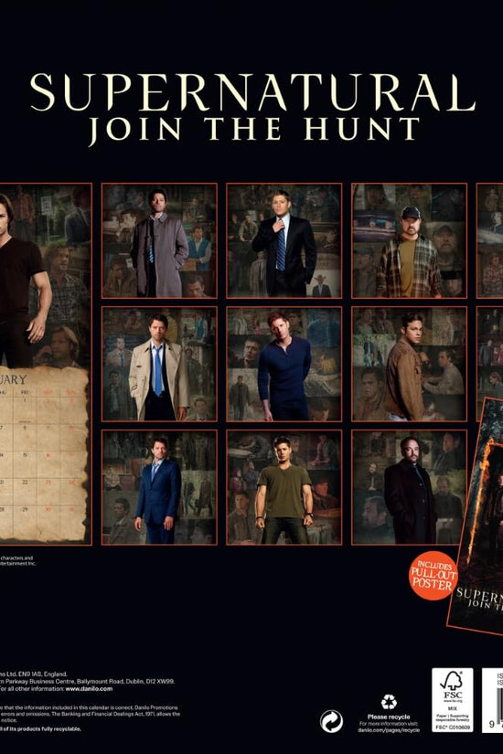 Supernatural Square Calendar 2027