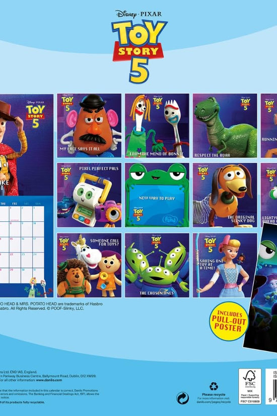 Toy Story 5 Square Calendar 2027