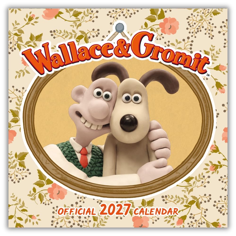 Wallace And Gromit Square Calendar 2027