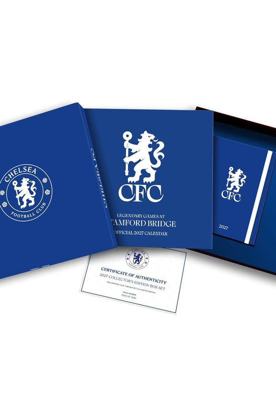 Chelsea FC Calendar & Diary Musical Gift Box 2027