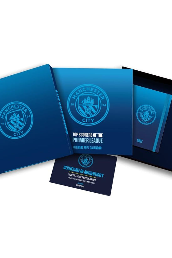 Manchester City FC Calendar & Diary Musical Gift Box 2027