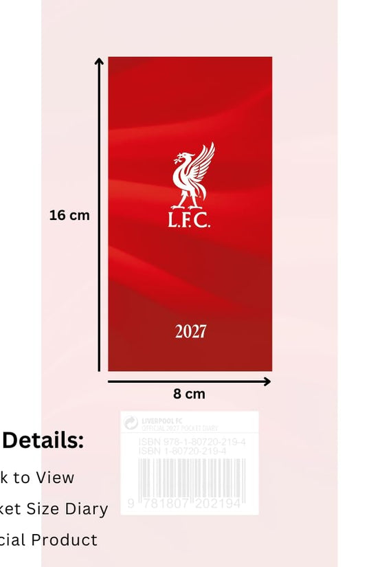 Liverpool FC Slim Diary 2027