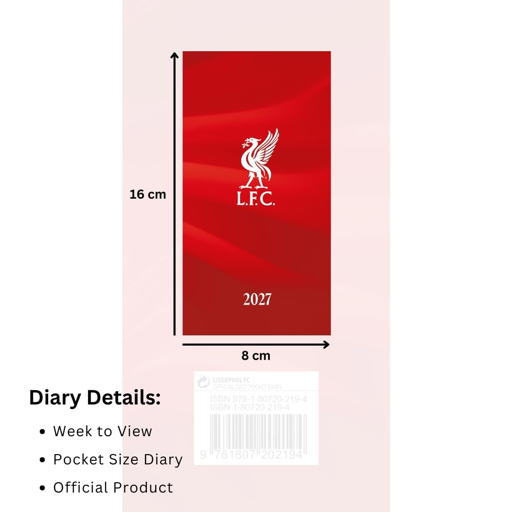 Liverpool FC Slim Diary 2027