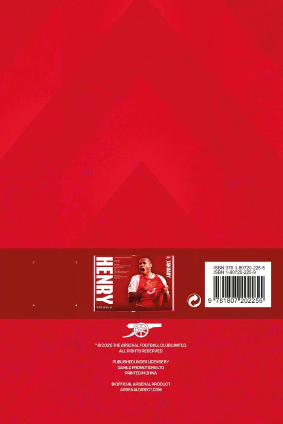 Arsenal FC A5 Diary 2027