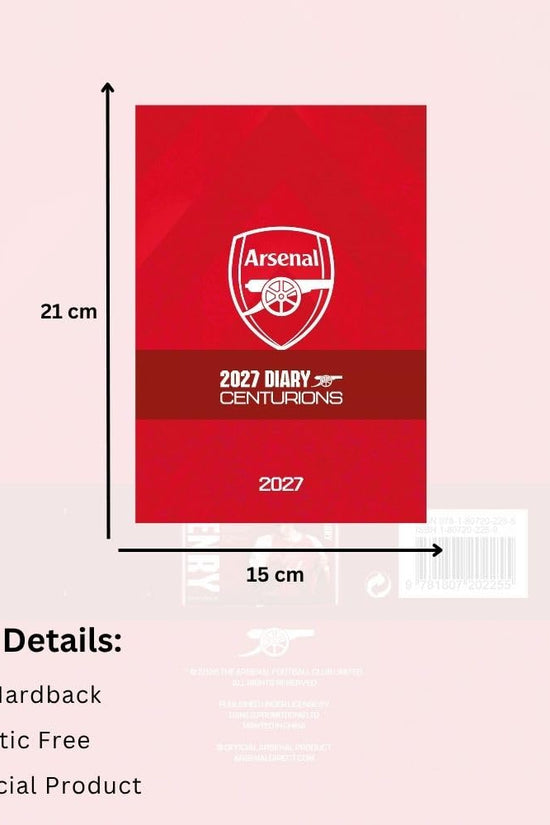 Arsenal FC A5 Diary 2027