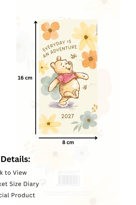 Winnie The Pooh Slim Diary 2027