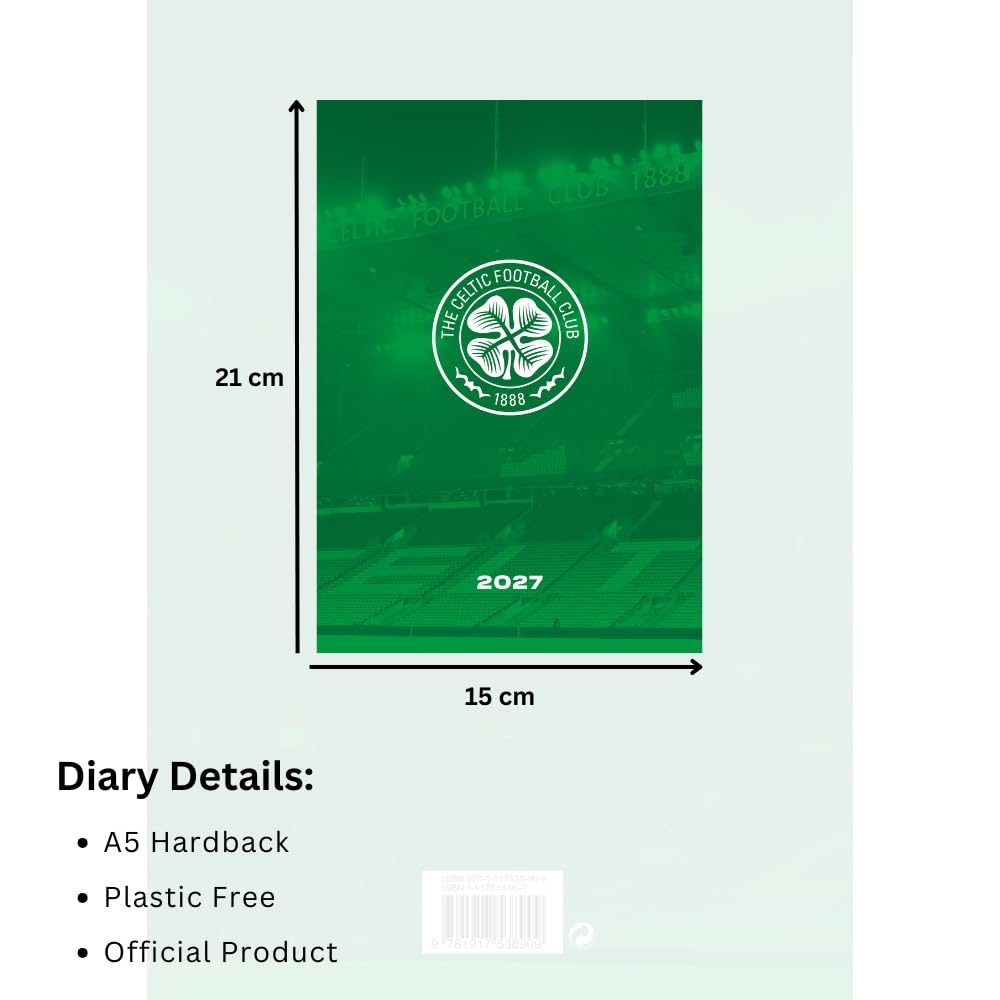 Celtic FC A5 Diary 2027