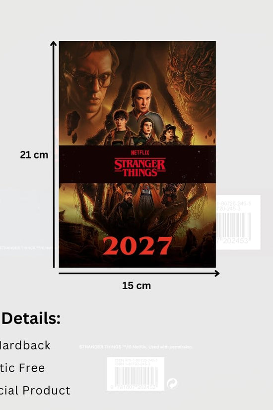Stranger Things A5 Diary 2027