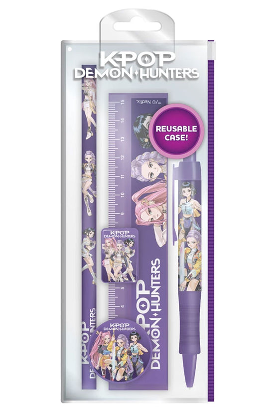 K-Pop Demon Hunters 5pc Stationery Set
