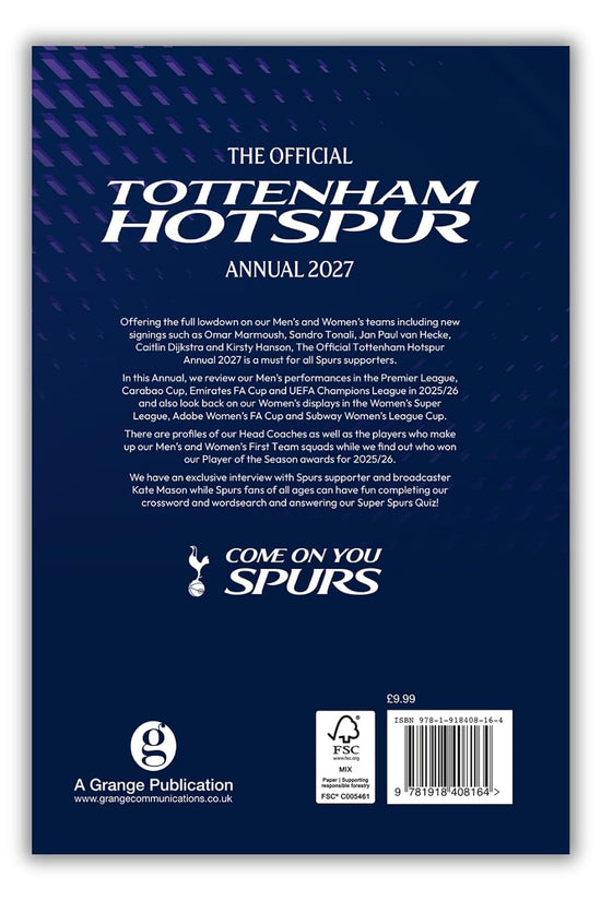 Tottenham Hotspur FC Annual 2027