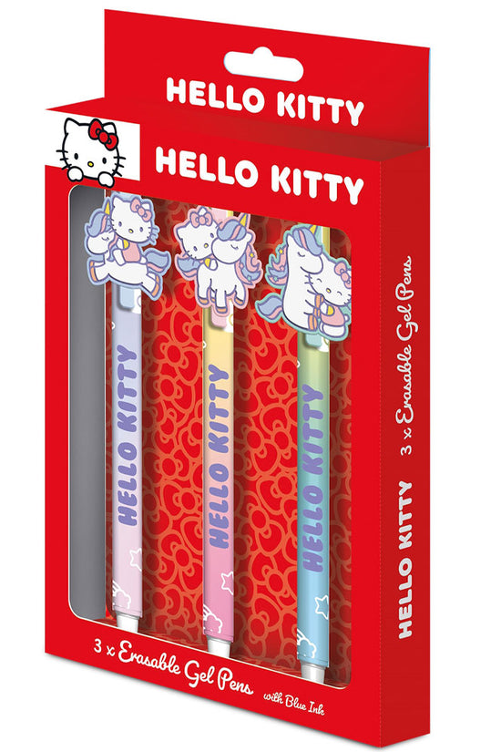 Hello Kitty 3pk Erasable Gel Pen Set