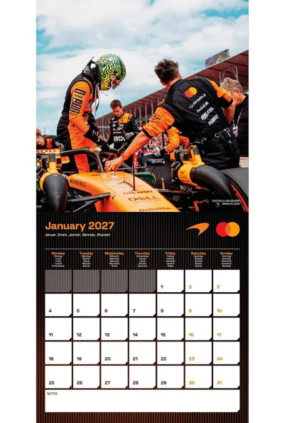 McLaren Square Calendar 2027