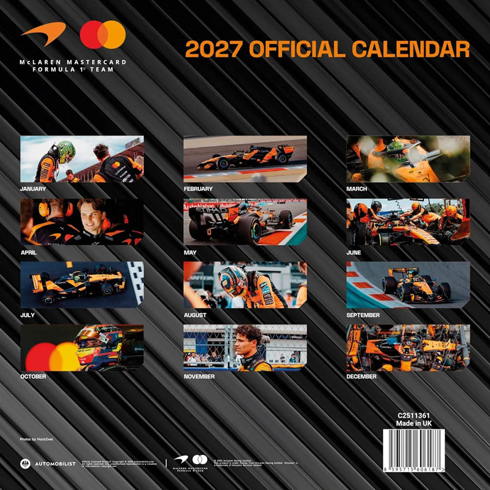 McLaren Square Calendar 2027