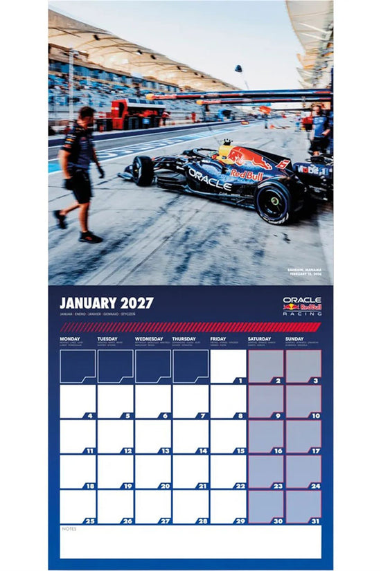 Oracle Red Bull Racing Square Calendar 2027