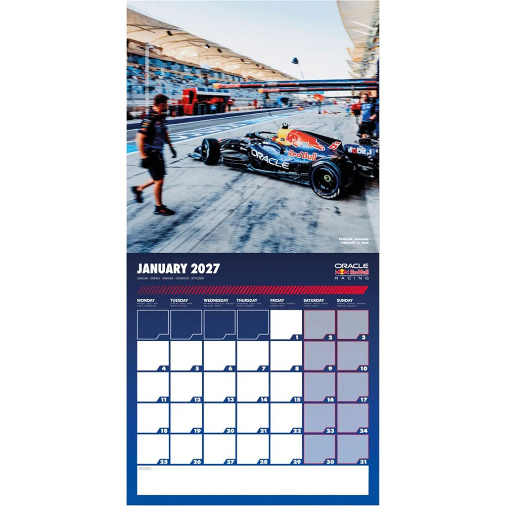 Oracle Red Bull Racing Square Calendar 2027