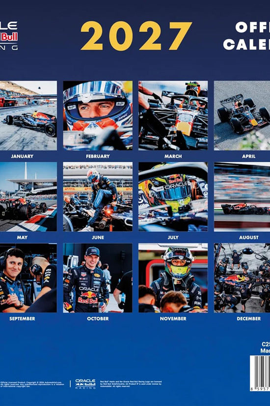 Oracle Red Bull Racing Square Calendar 2027