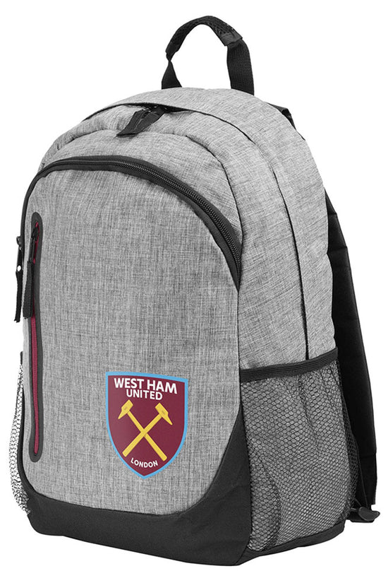 West Ham United FC Heather Grey Backpack