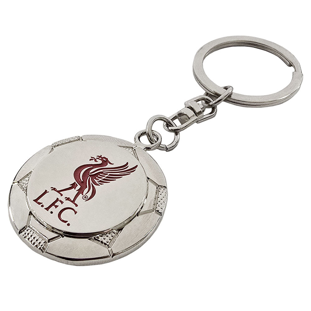 Liverpool FC Silver Ball Keyring