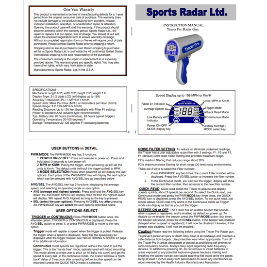 Tracer Pro - SRA3000PRO