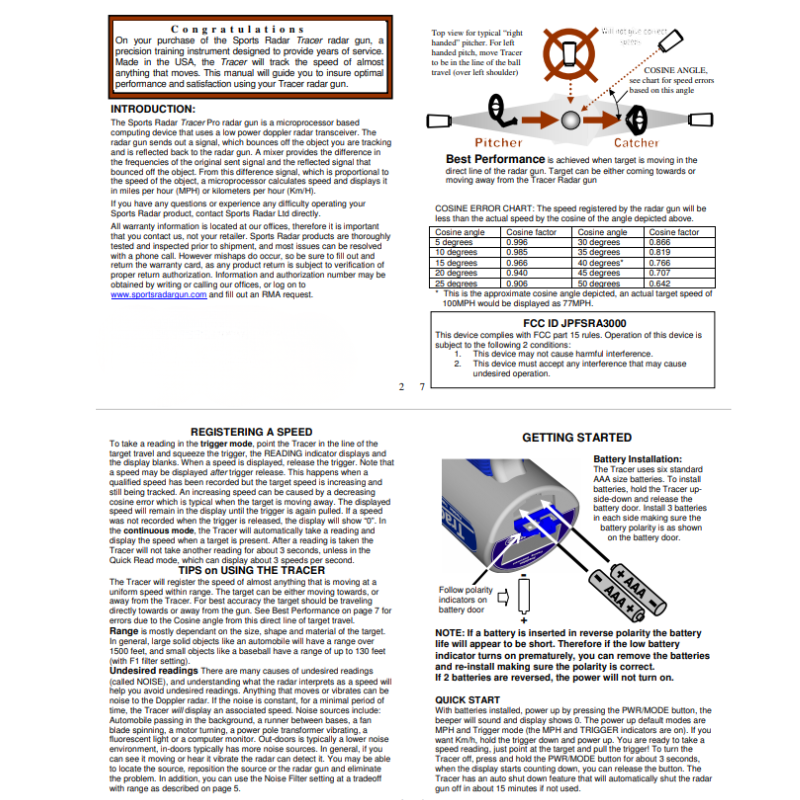 Tracer Pro - SRA3000PRO
